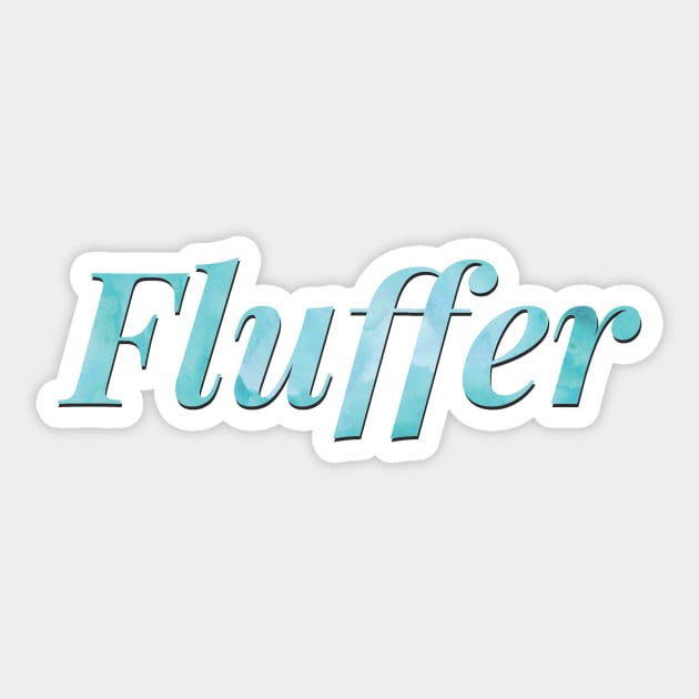 Fluffer Sticker by JasonLloyd